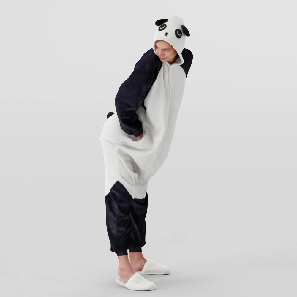In A Panda Costume