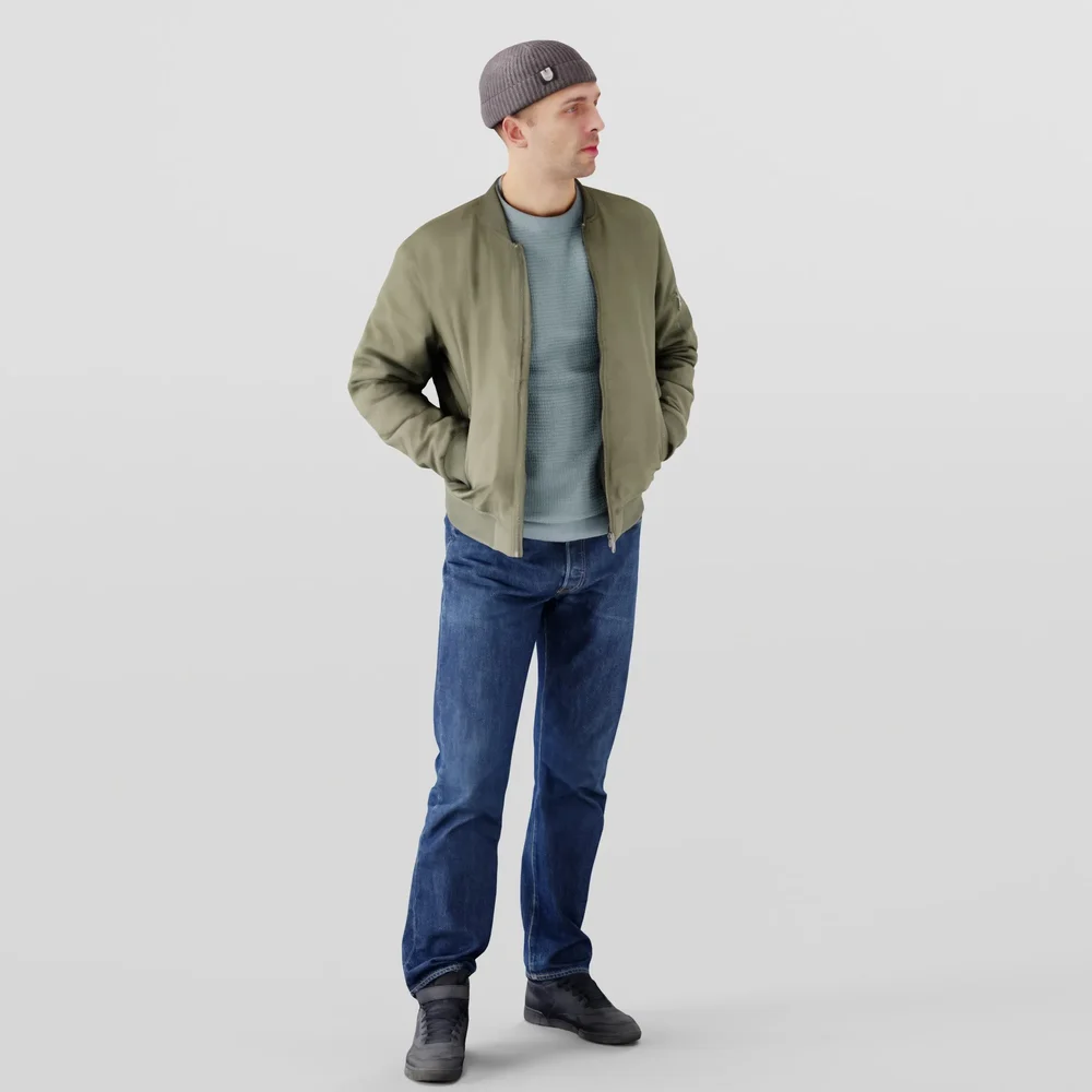 Guy In The Bomber Jacket