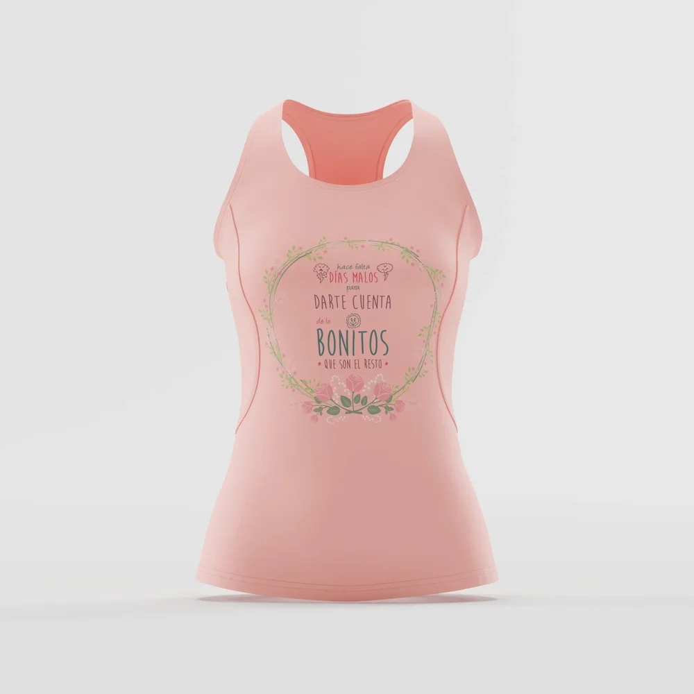 Pink Floral Spanish Quote