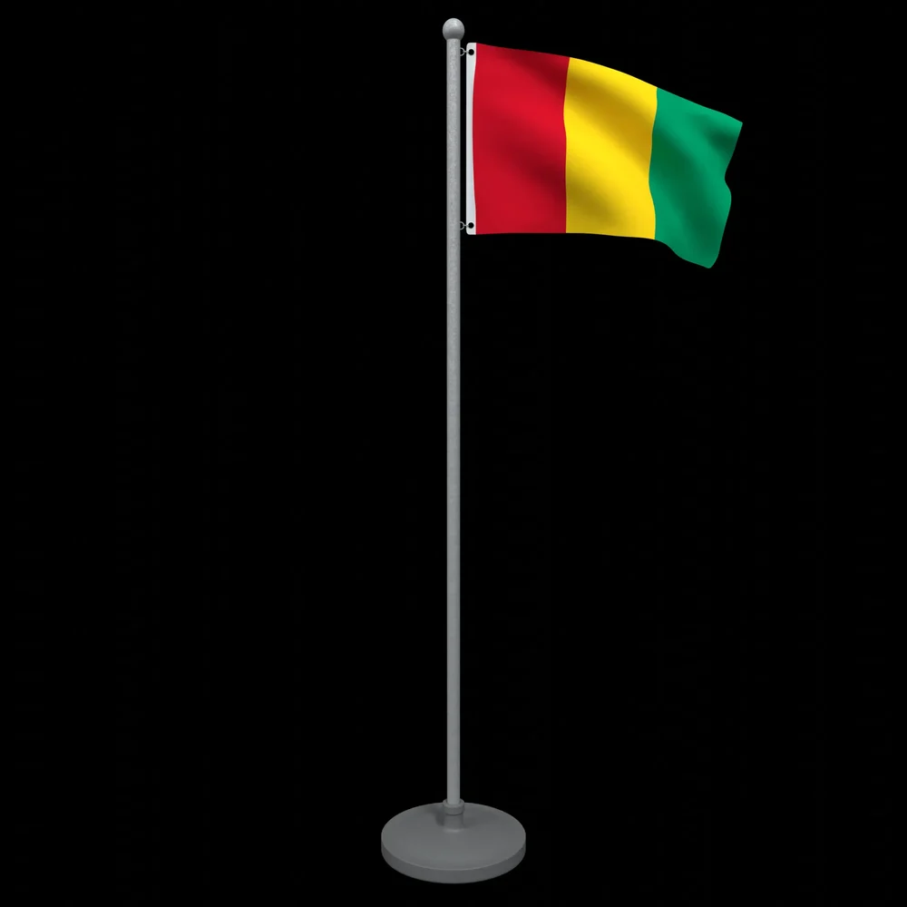 Animated Flag Of Guinea