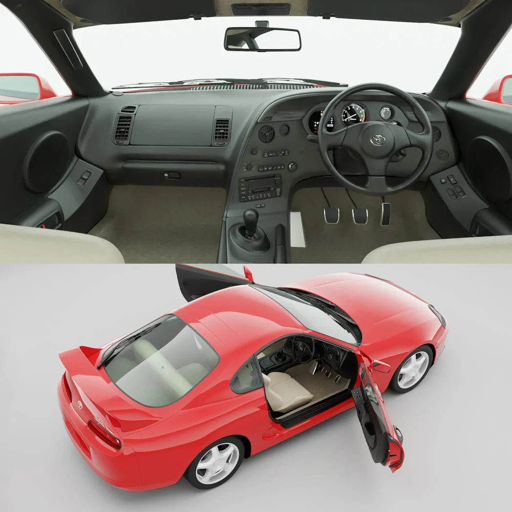 1997 A80 Toyota Supra(Rigged)