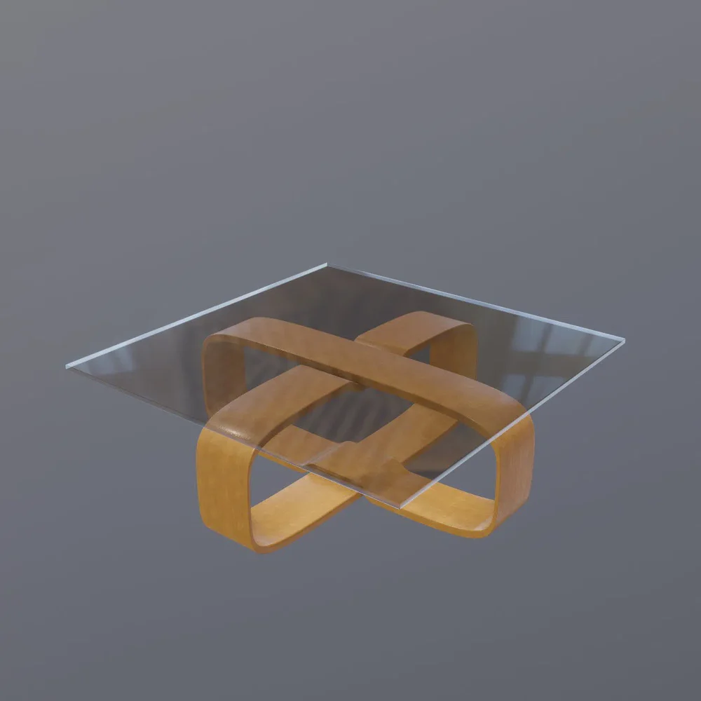 Wooden X Coffee Table
