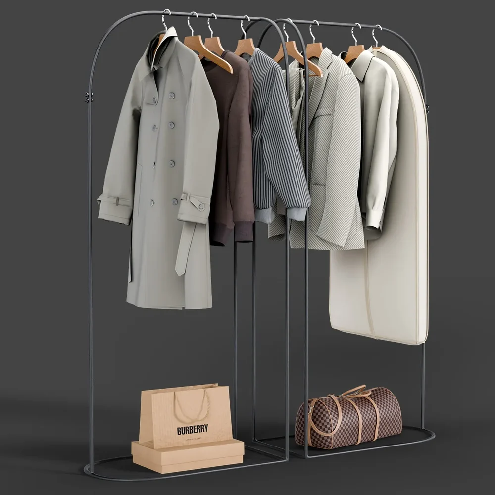 Modern-Clothes Hanging-Rackpipe-Men