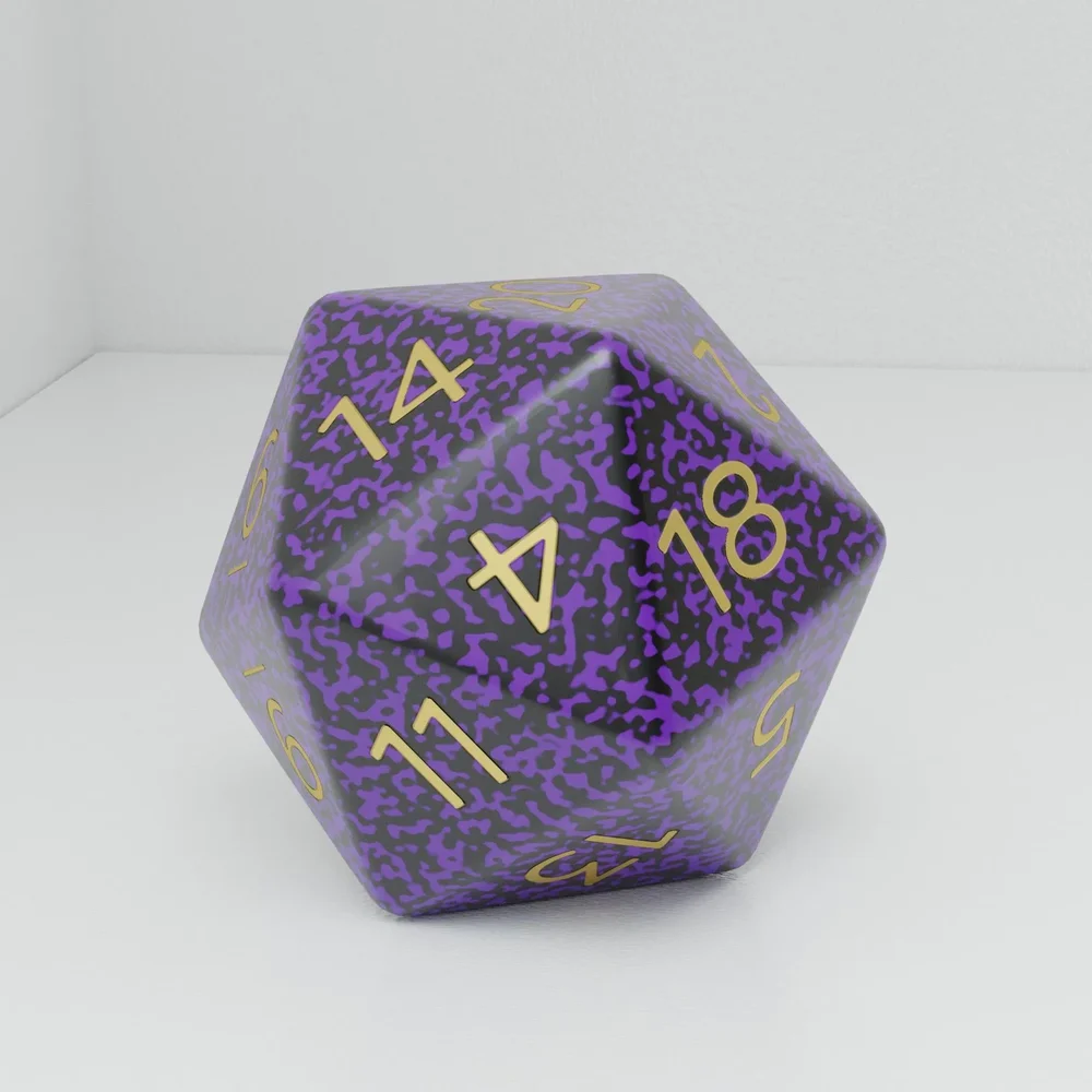 D20 Polyhedral Dice