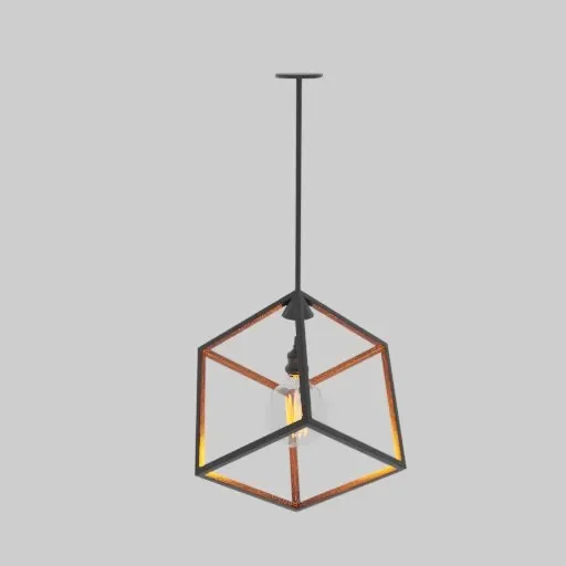 Cube Ceiling Lamp Decor