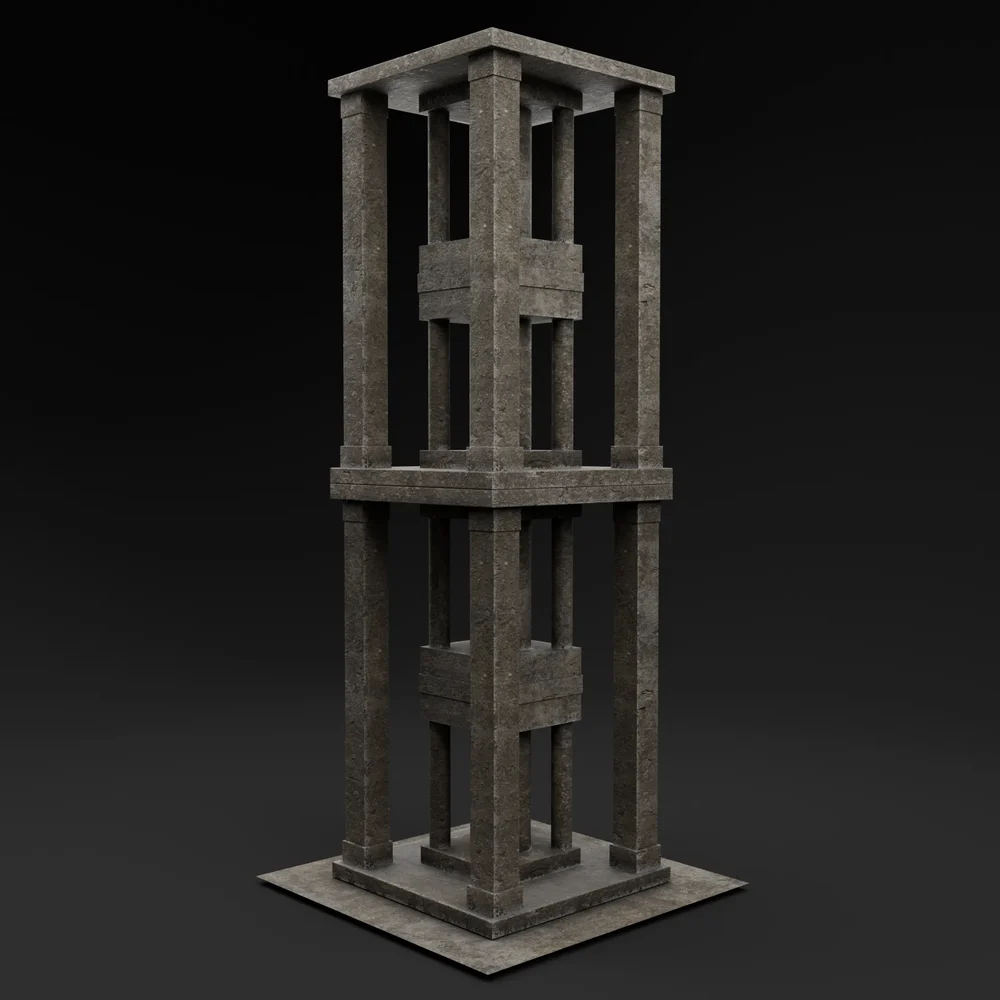Ruined Temple Pedestal