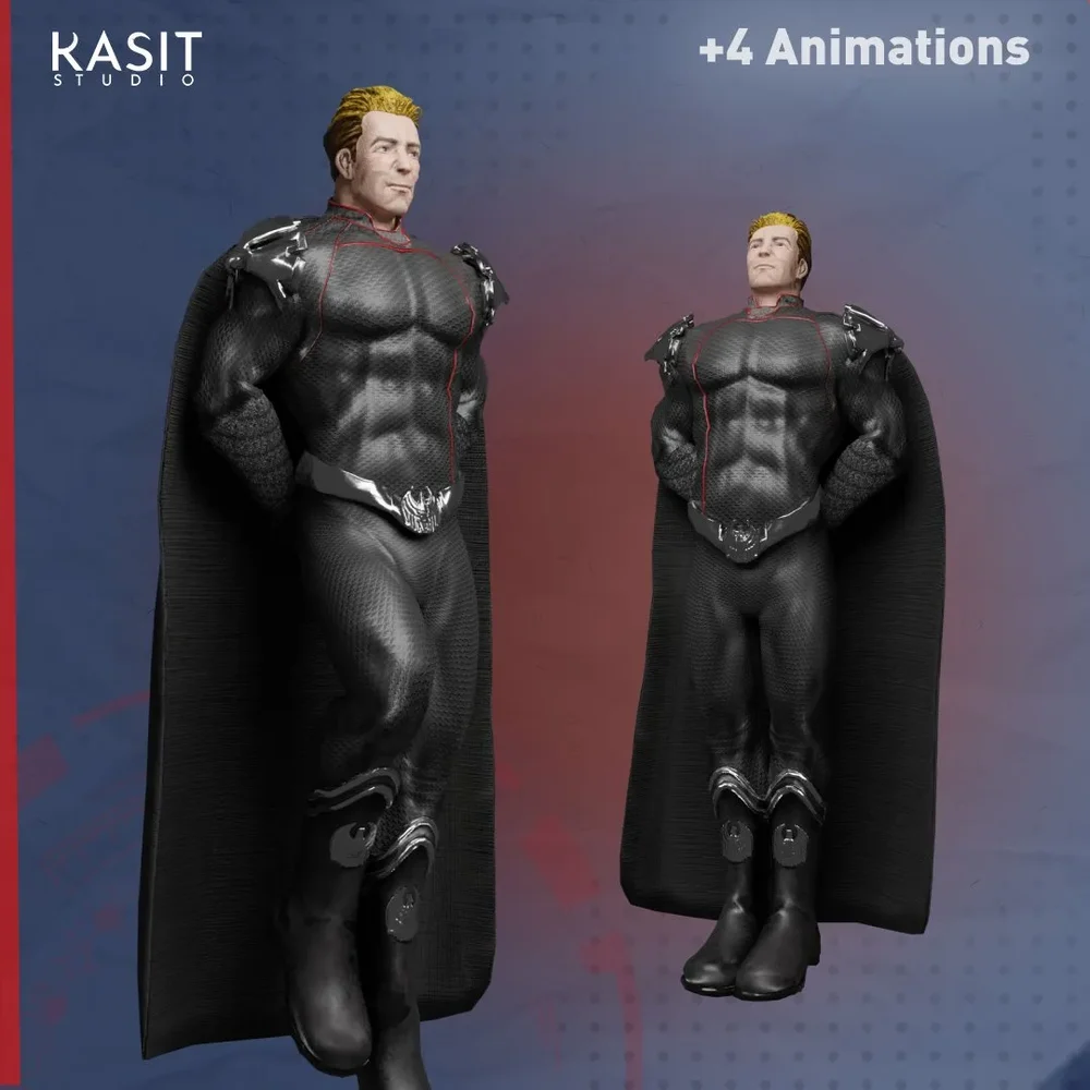 Black Homelander Animated