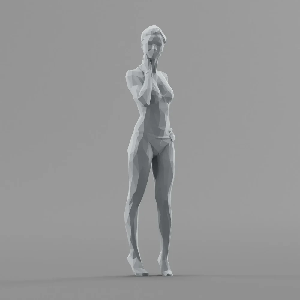 Lowpoly Female Underwear