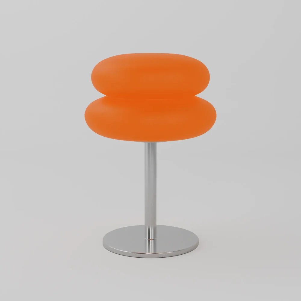 Desk Lamp Orange Retro