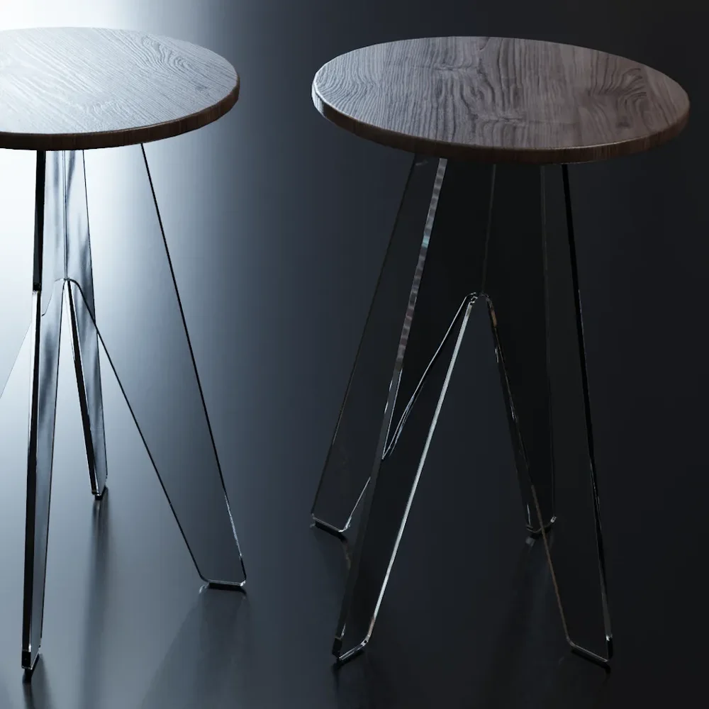 Glass Stool