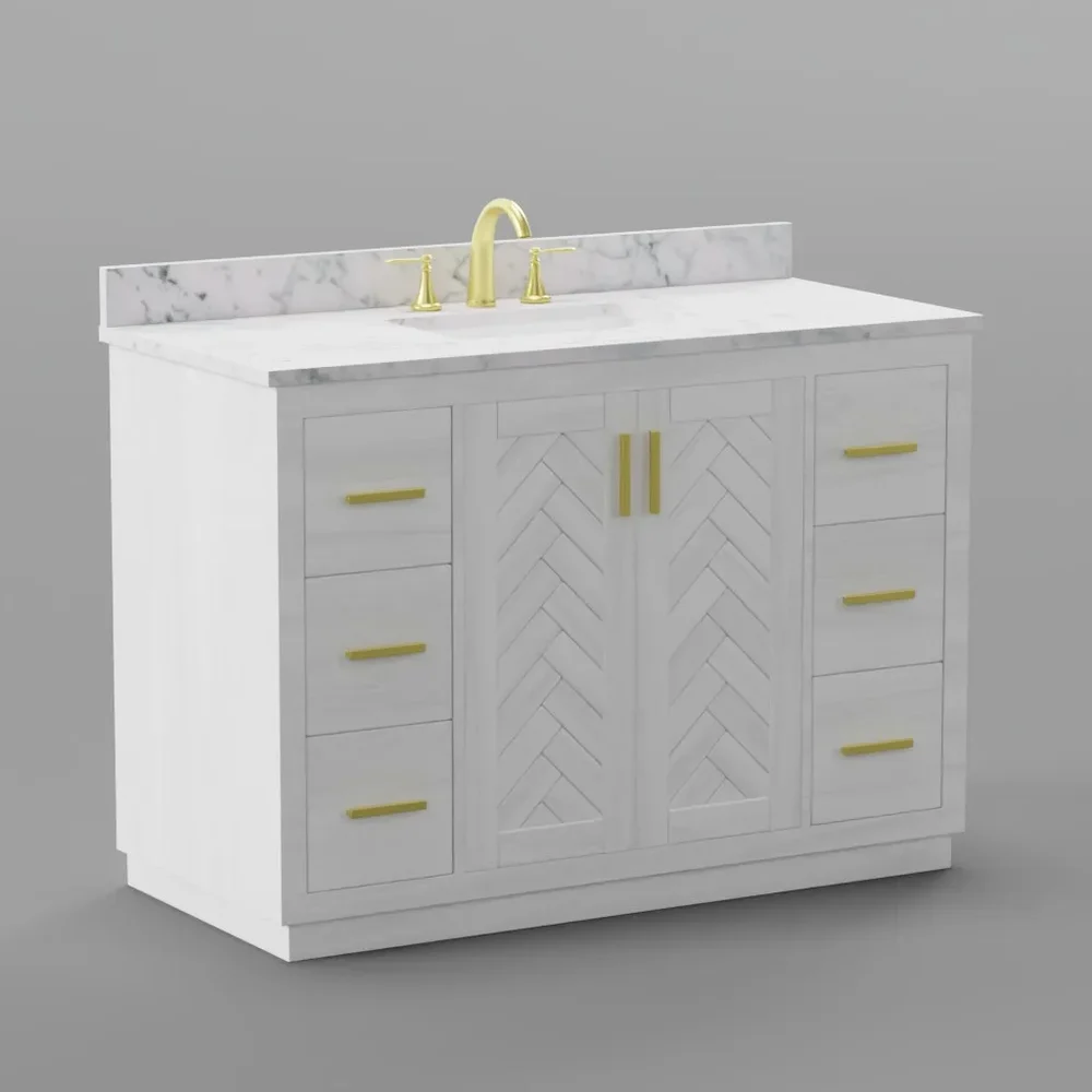 Gazsi Single Bathroom Vanity Set