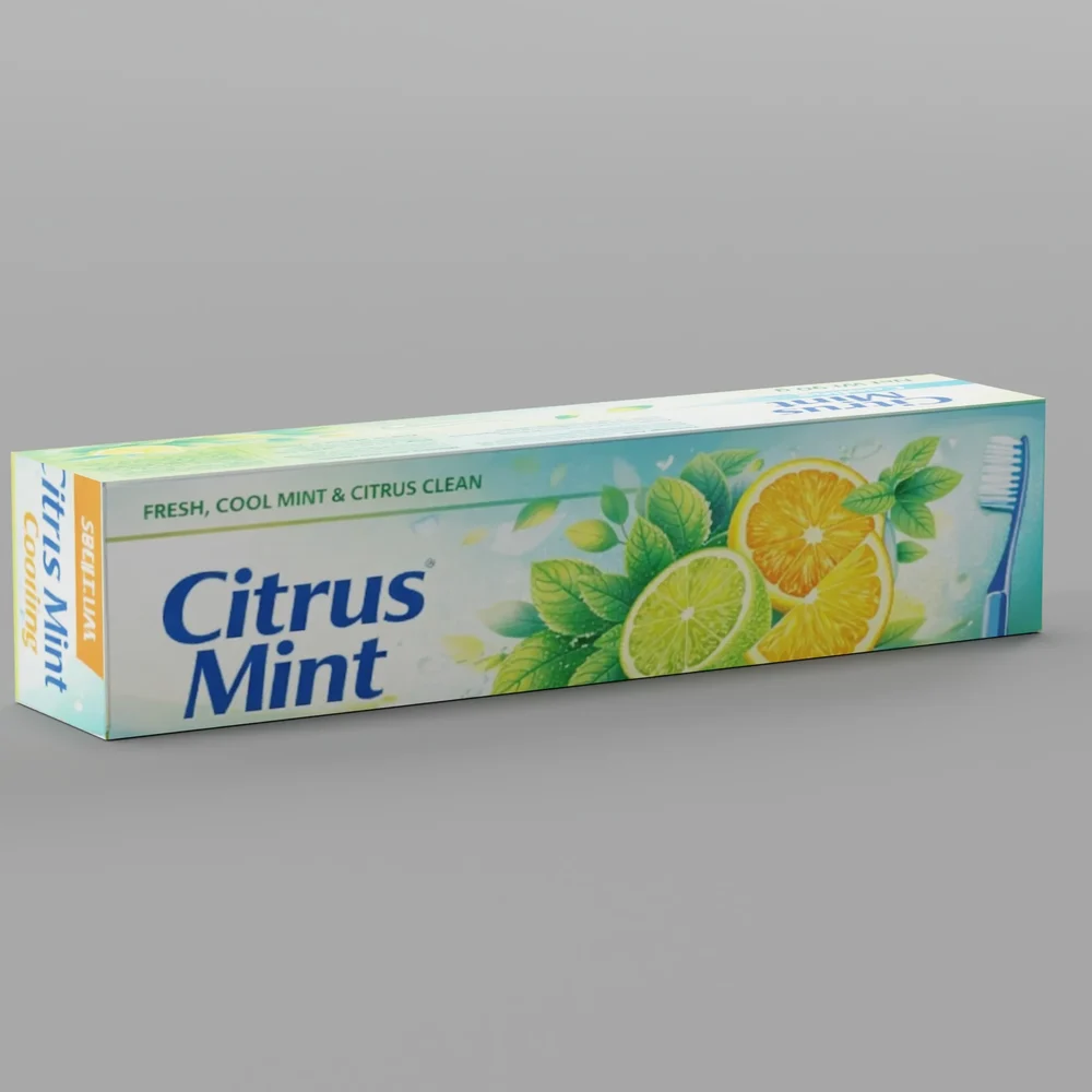 Citrus Mint Toothpaste Box