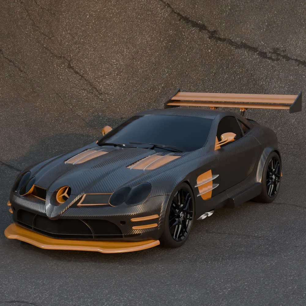 Mercedes Benze Slr Mclaren - Modded