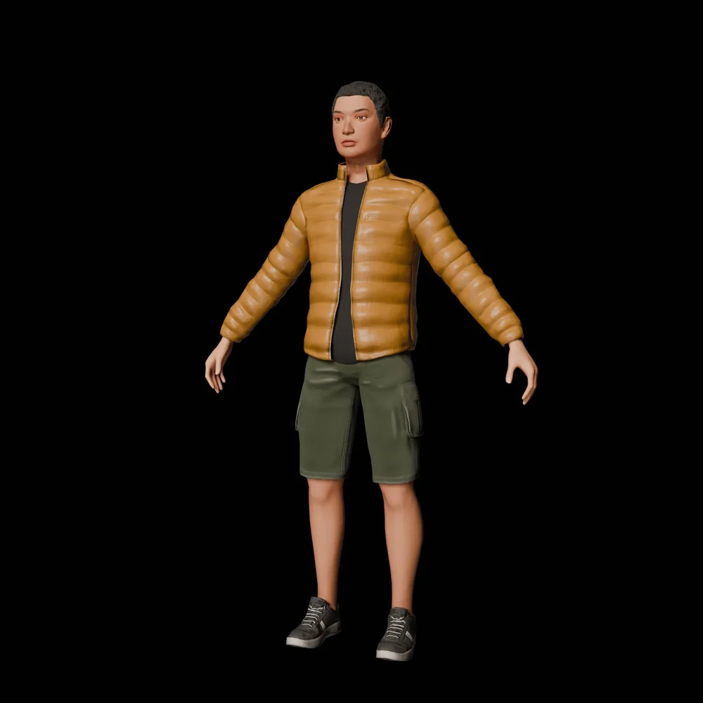 Puffer Jacket Character