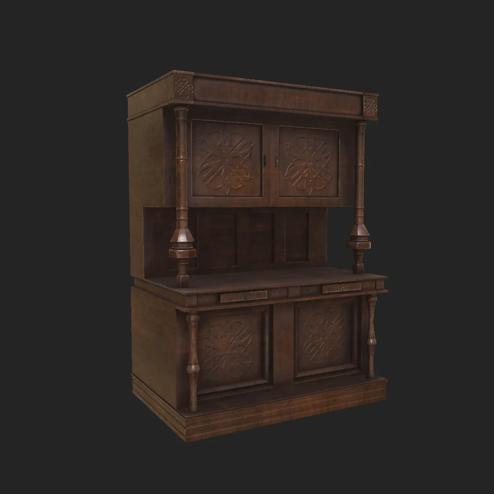 Wood Cabinet