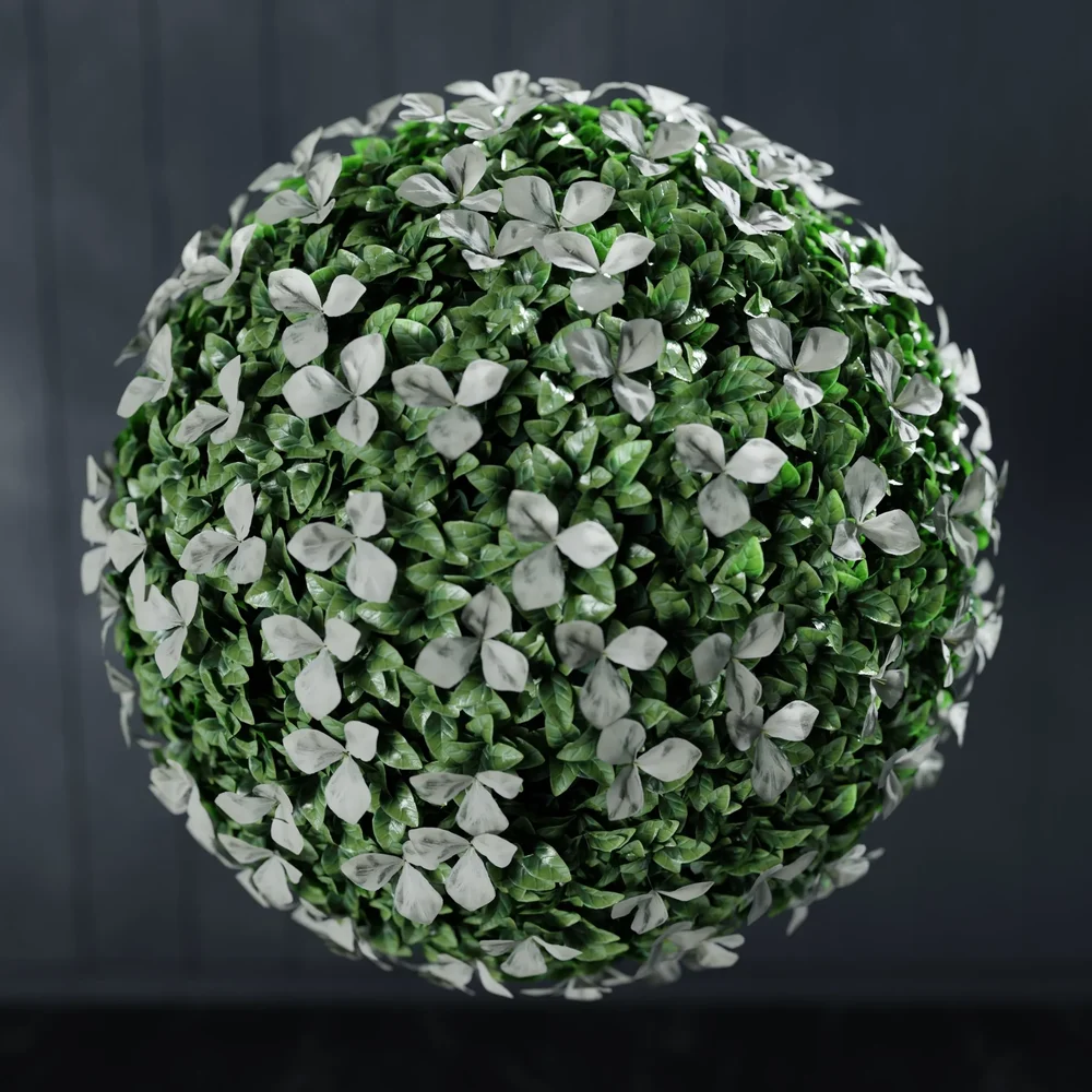 Artifical Ball Gardenia White