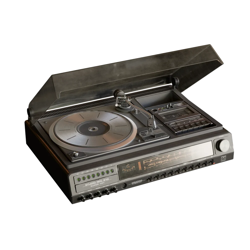 Grundig Hifi-Studio Rpc 210 (Radio,Pick-Up,Cassette Player)