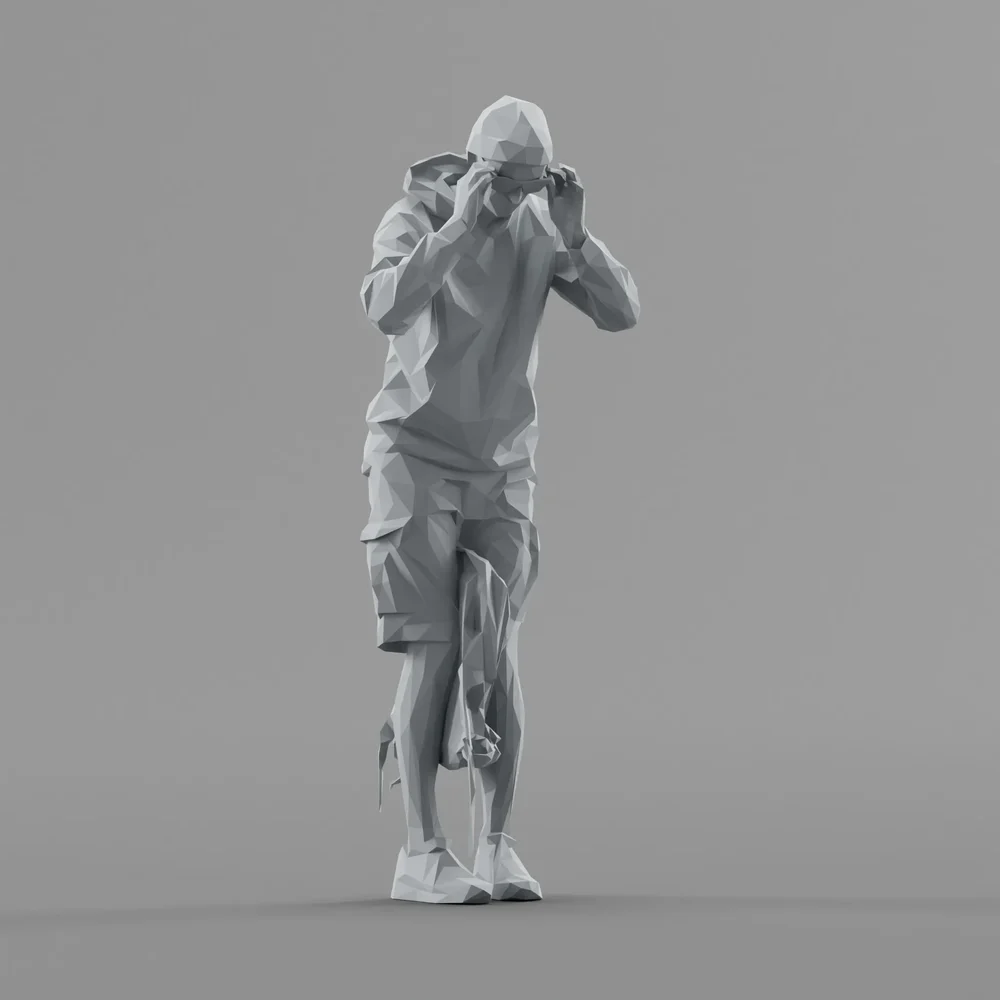 Lowpoly Male Standing