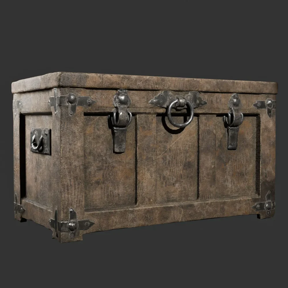 Medival Wooden Chest