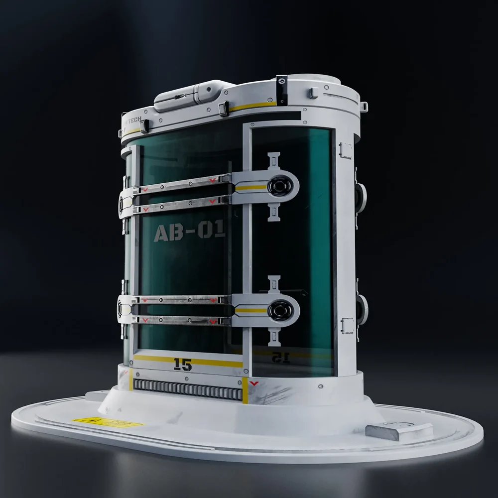 Sci-Fi Embryo Chamber & Isolation Pods