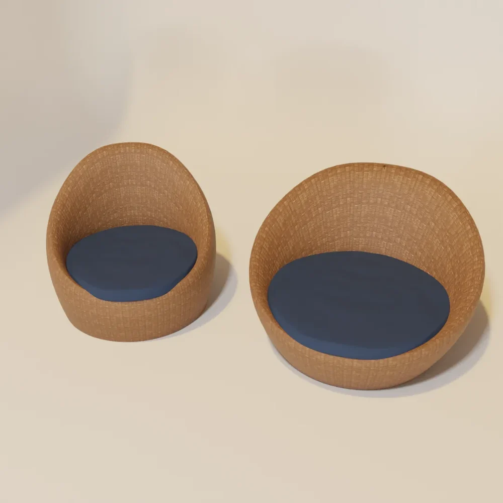 Deformable Basket Chair