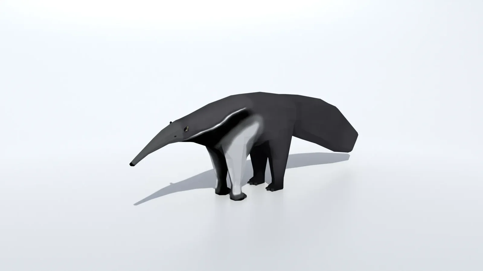 Low Poly Giant Anteater