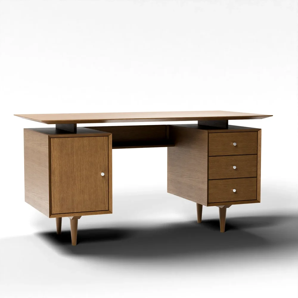 Elegant Wooden Desk Table
