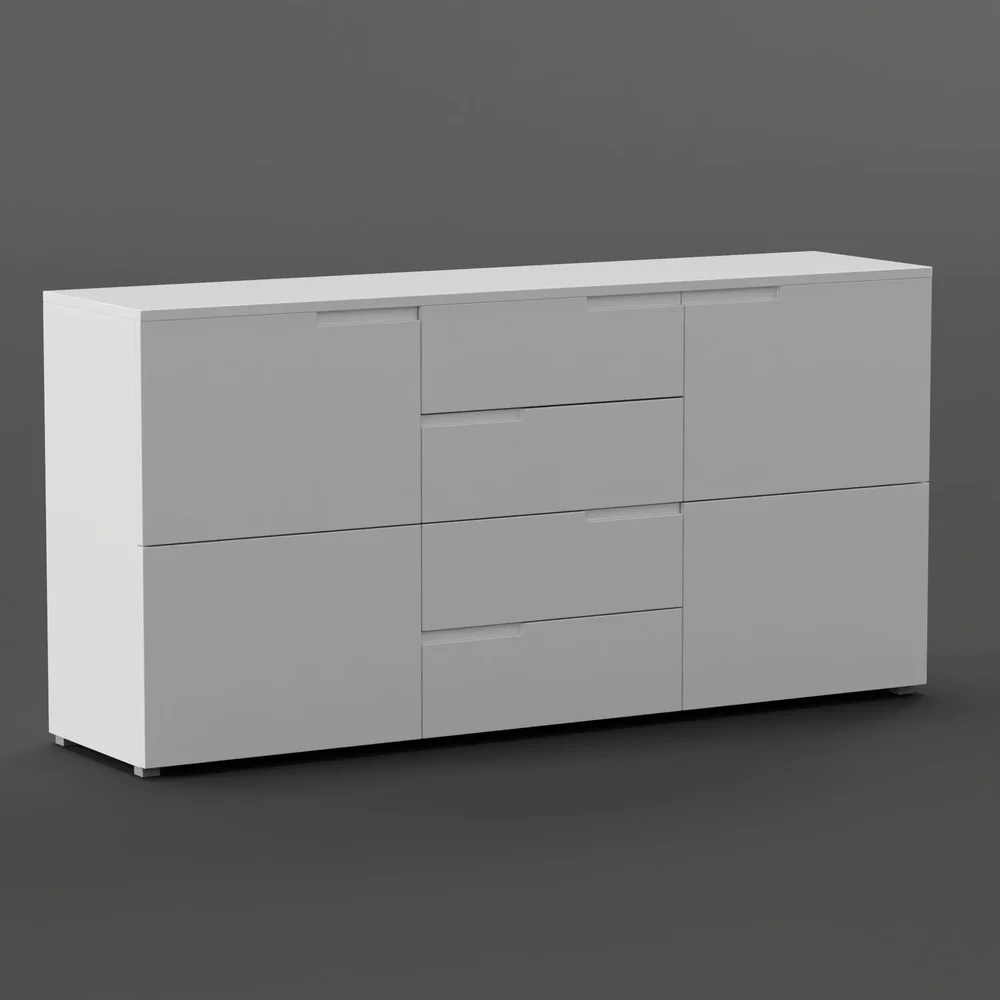 White Glossy Sideboard