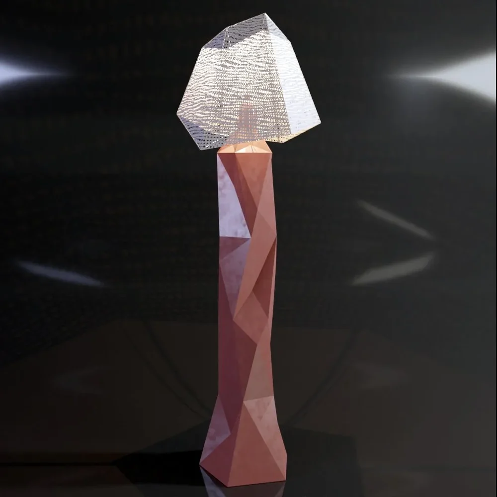 Assimetric Floor Lamp - Concept