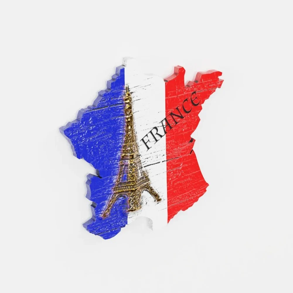 Refrigerator Magnet France