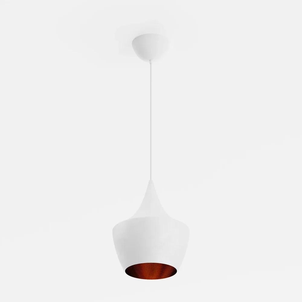 Dixon Beat Fat Pendant White
