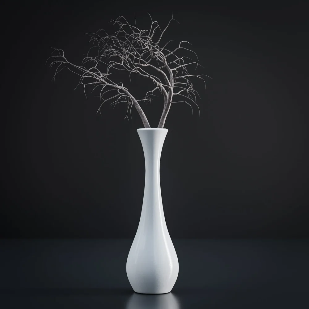 Indoor Decoration Plant With Ceramic Vase