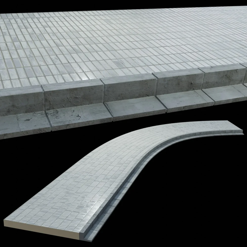 Realistic Shapeable Street Floor