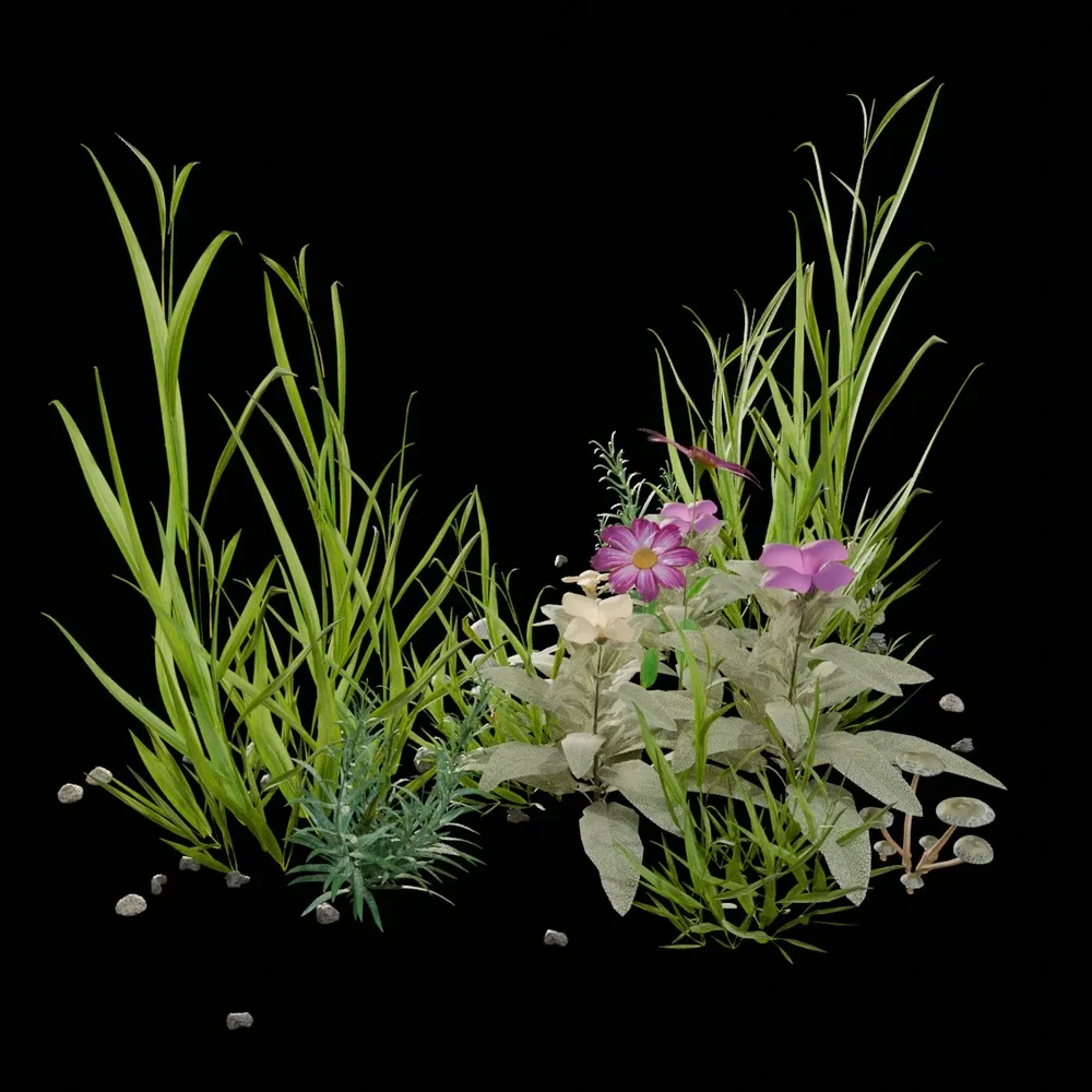 Realistic Outdoor Plants