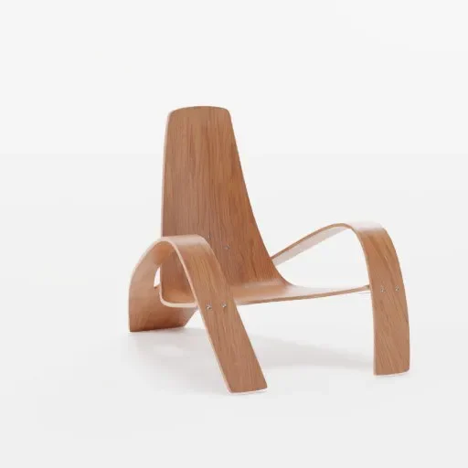 Minimalistic Arm Chair