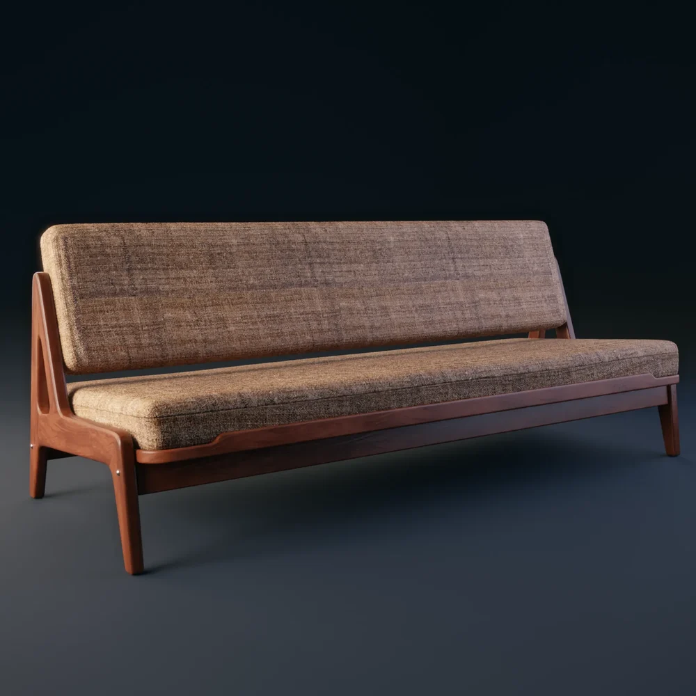 Teak Sofa By Arne Wahl Iversen
