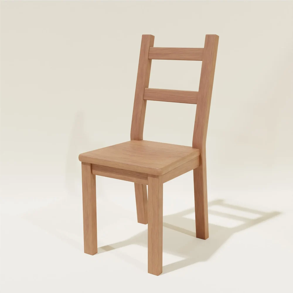 Simple Wooden Chair