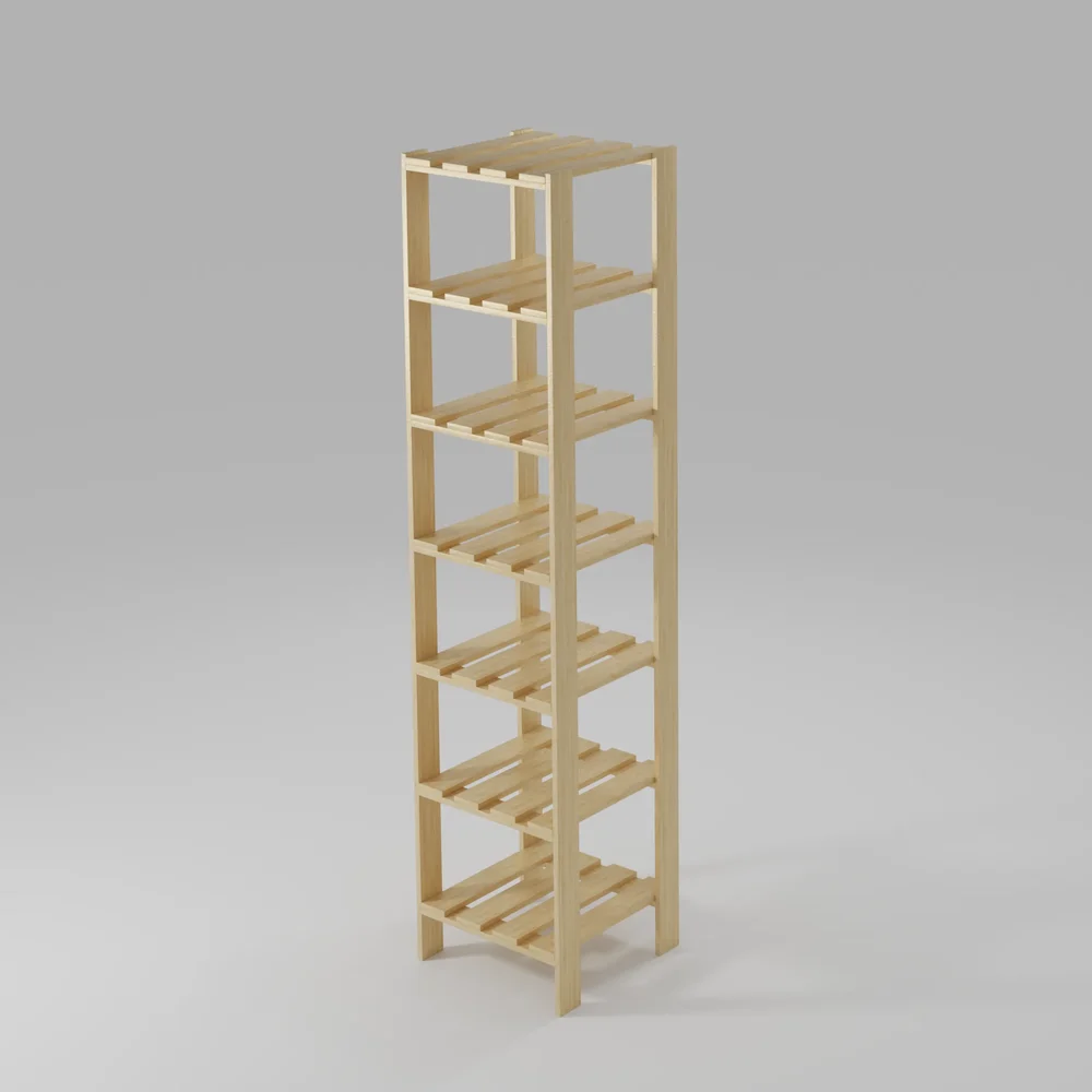 Wooden Storage Rack - Corner