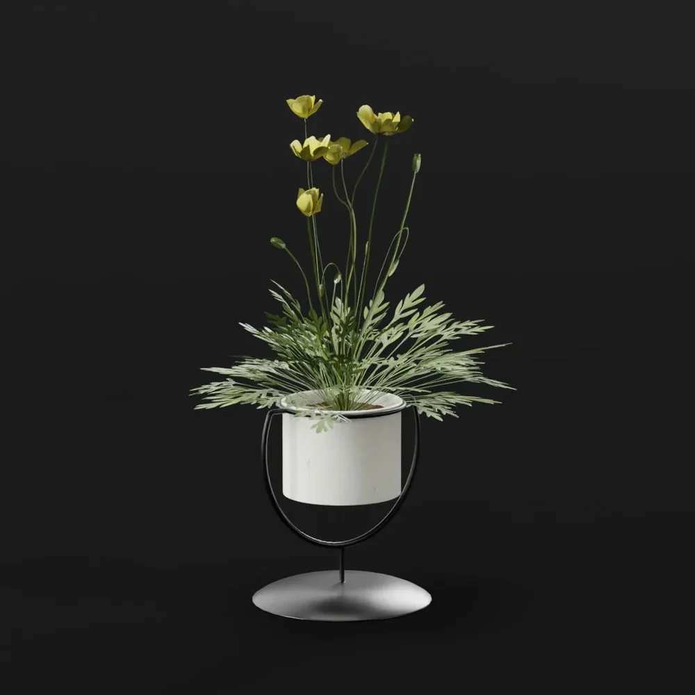 Meadow Buttercup Pot