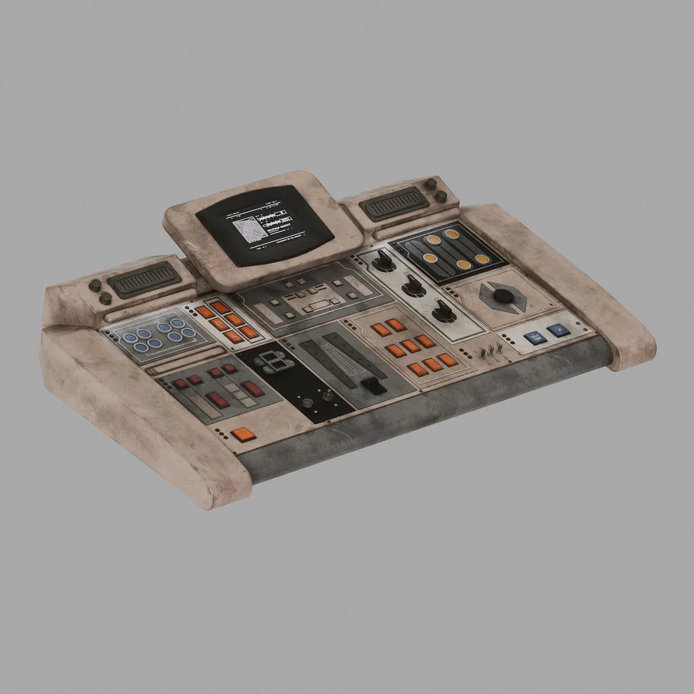 Spaceship Control Panel A - Star Wars