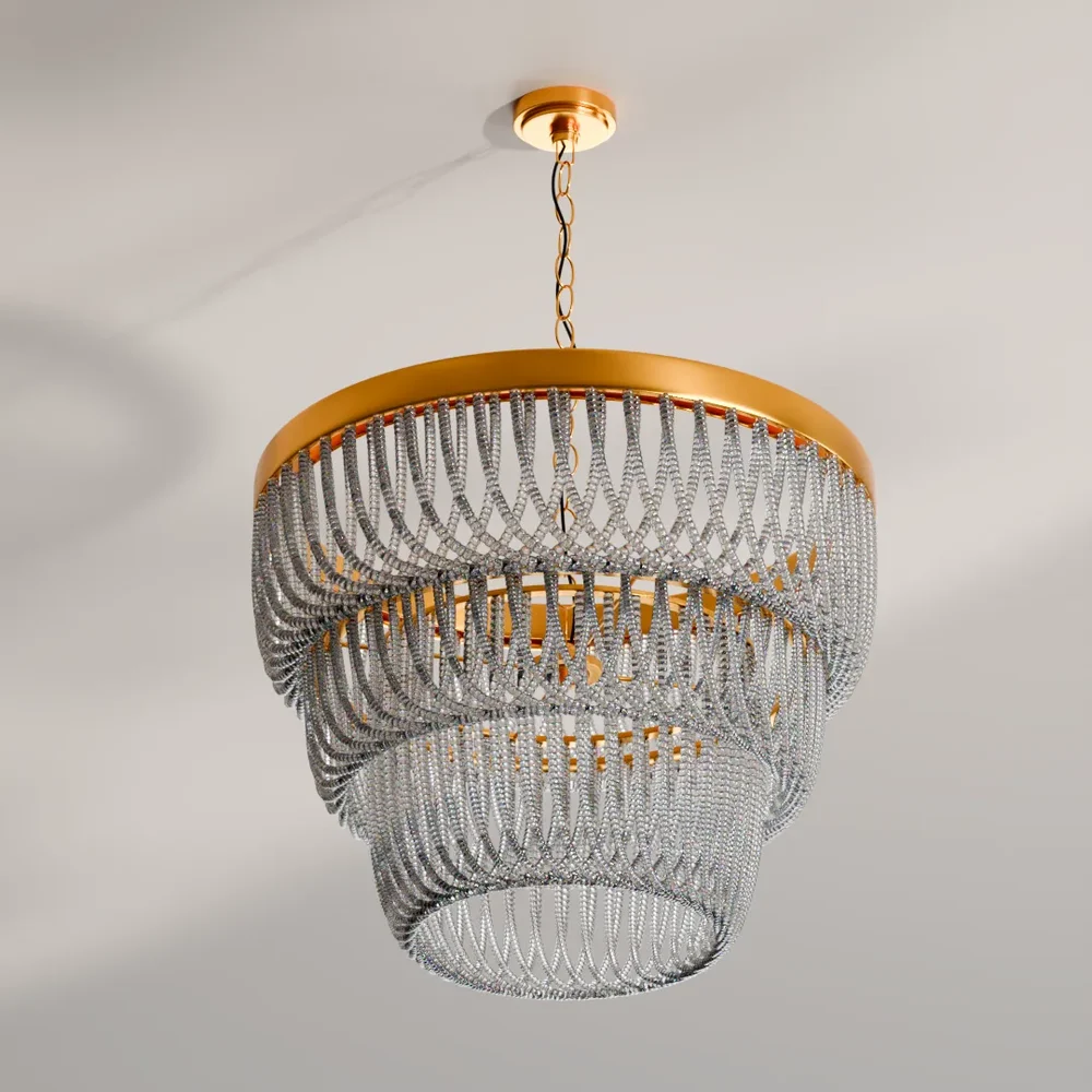 Elegant Macrame Chandelier