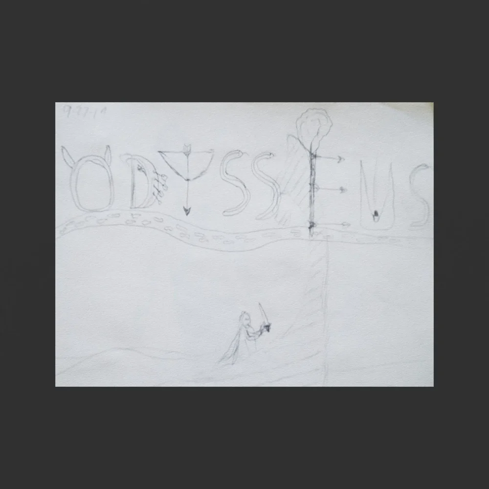Child's Drawing On Paper 11