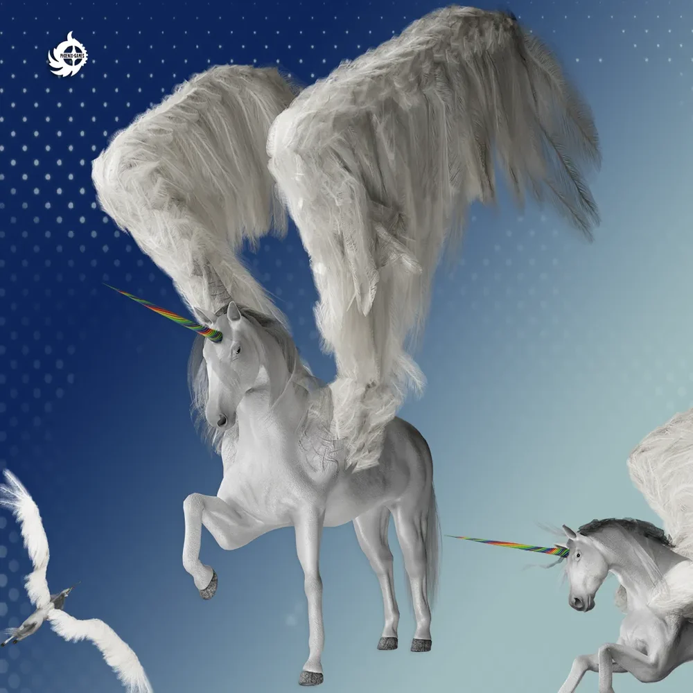 Unicorn (Rigged,Animated)