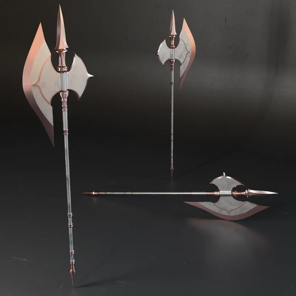 Mk Axe Lowpoly-035