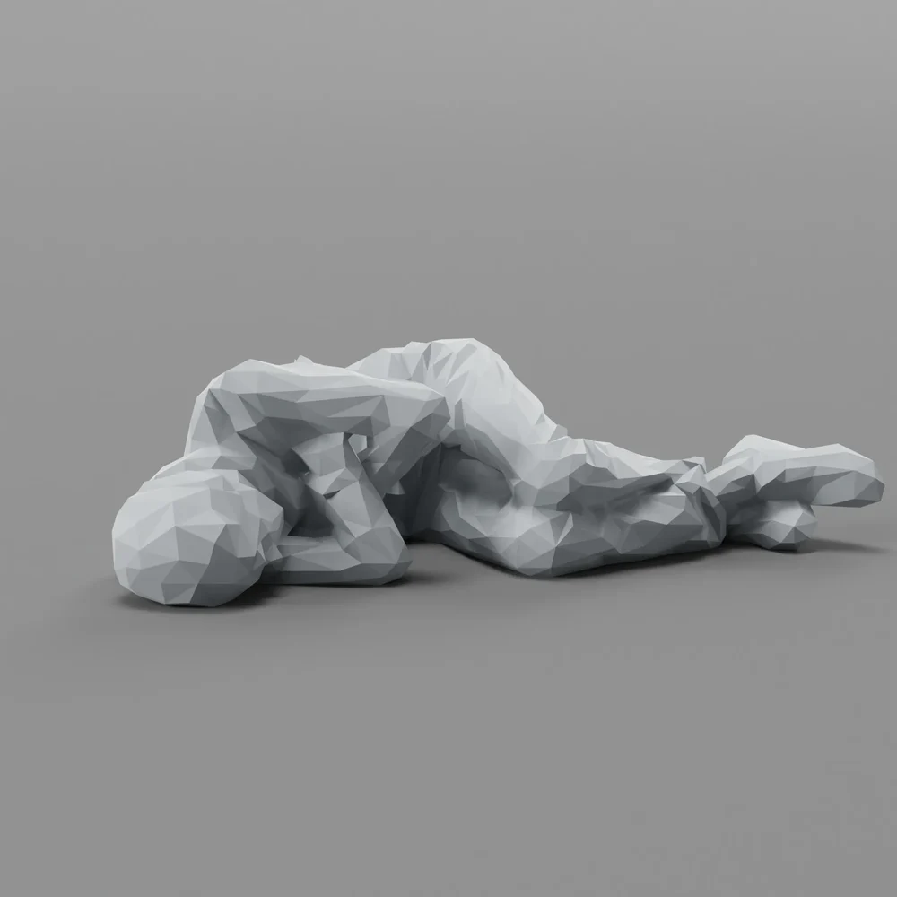 Lowpoly Hobo Sleeping