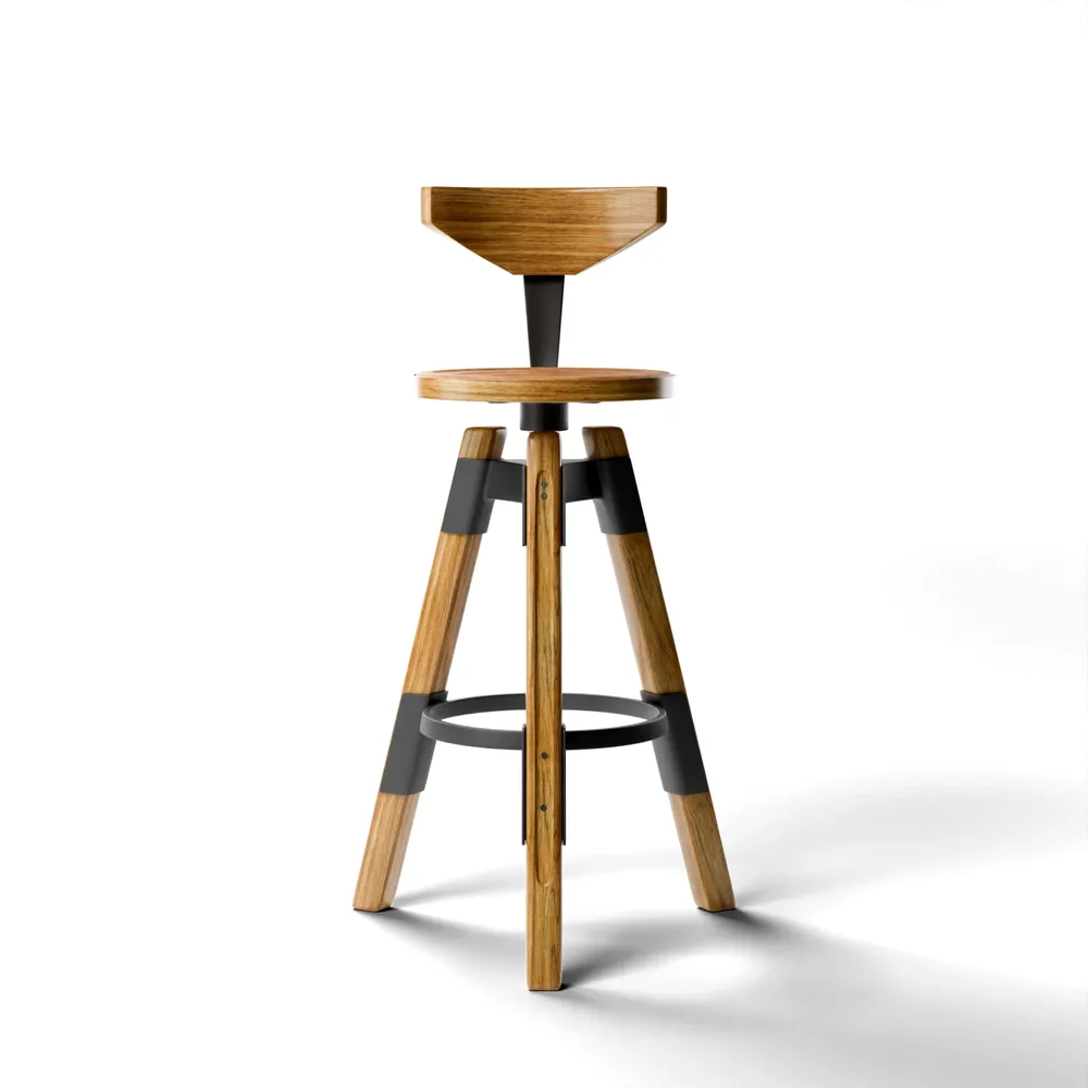 Modern Minimalistic Wooden Sitting Stool