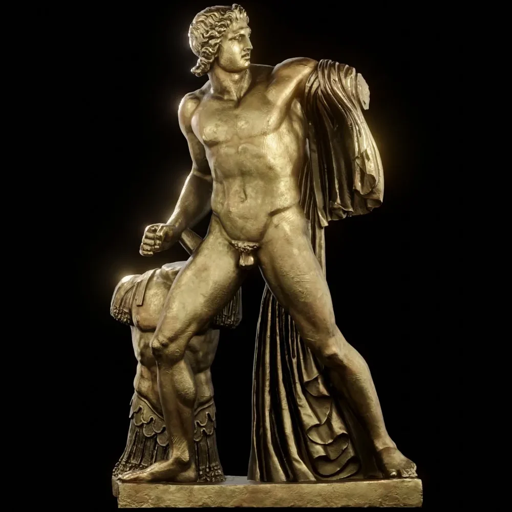 Brass Dioscurus