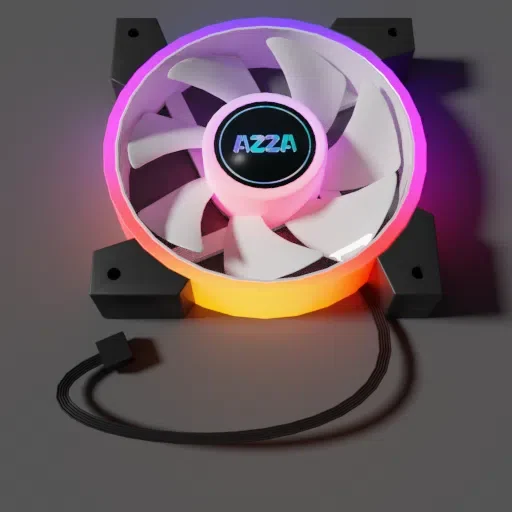 Fan Azza Hurricane Ii Digital Rgb 120mm