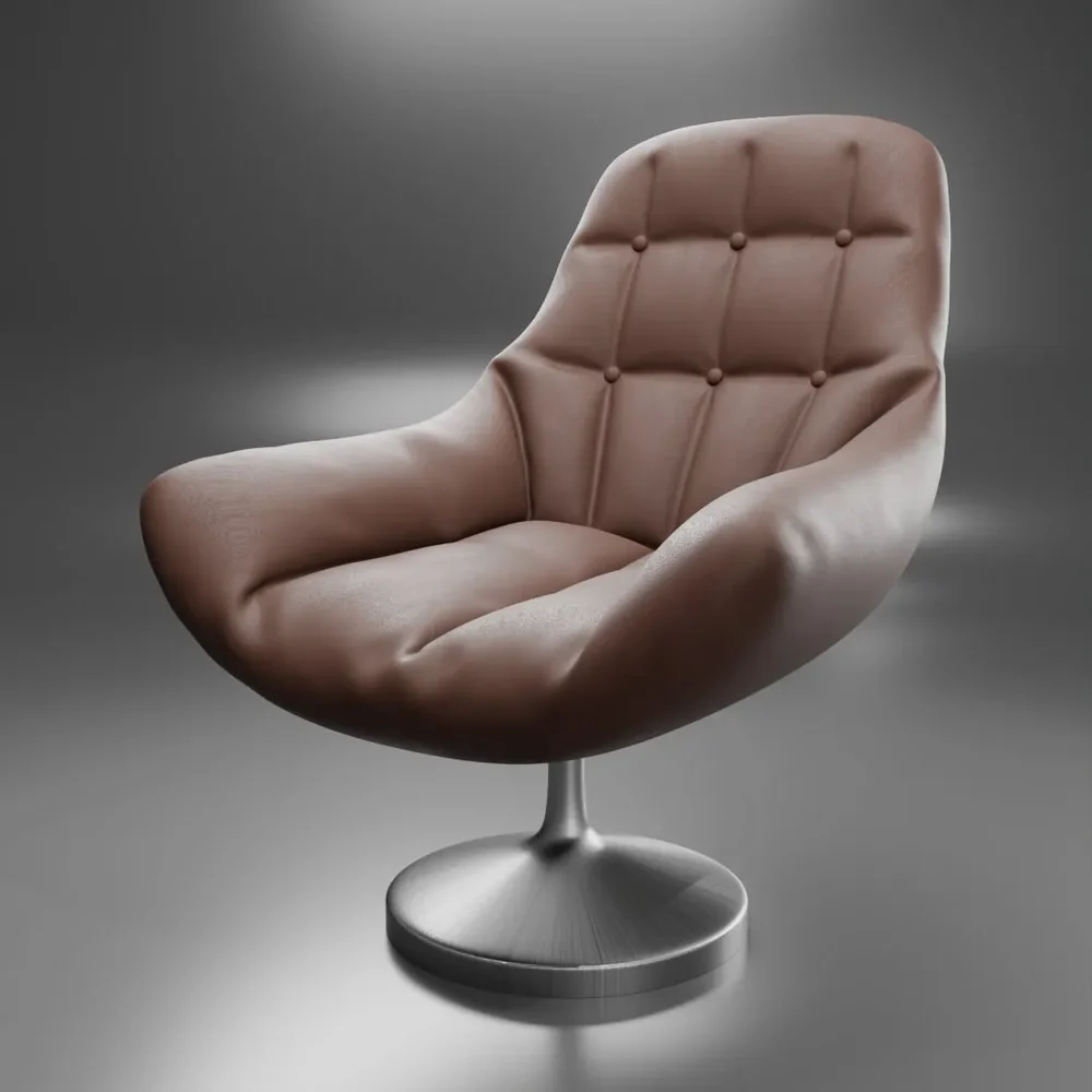 Lounge Chair - Cozy And Soft Leather