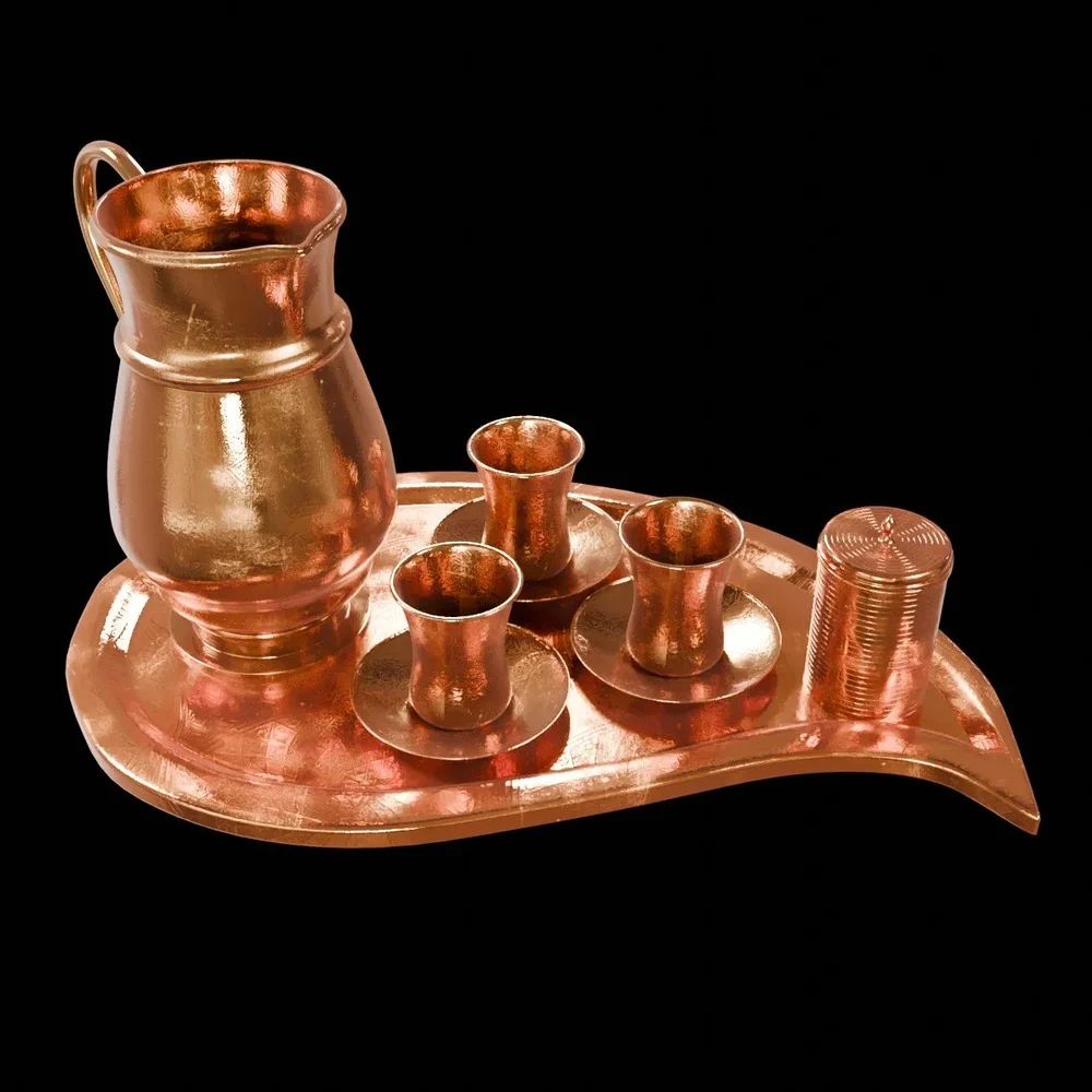 Persian Copper Dishs Set